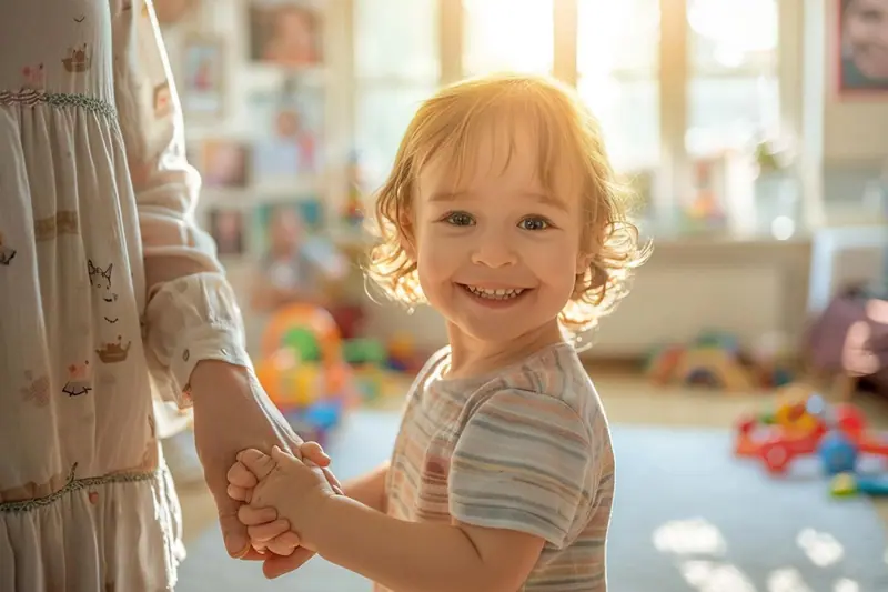 Un parent remplit un dossier de mutuelle santé avec les documents de son enfant sur une table.