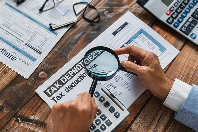 Parent entrepreneur travaillant sur ses documents comptables à la table familiale, avec une attestation d’assurance professionnelle
