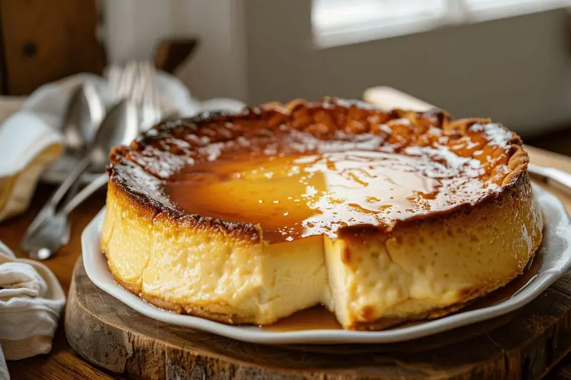 Petits flans aux œufs individuels refroidis, prêts à être emballés pour le congélateur.