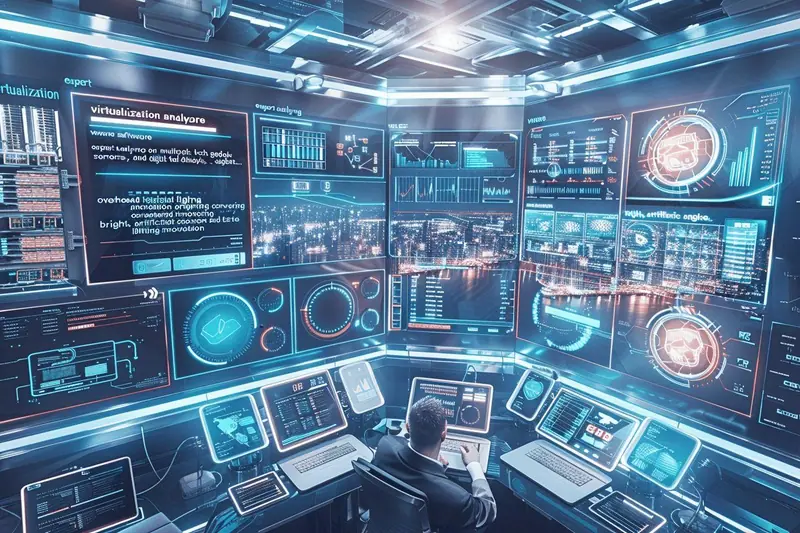 Schéma d’un petit cluster VMware avec deux serveurs physiques et des machines virtuelles Windows Server en migration